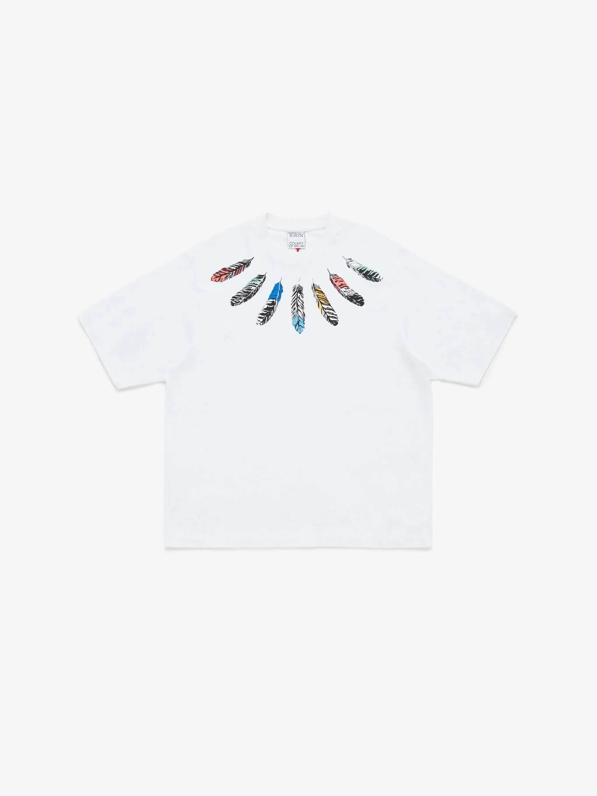 CAMISETA FEATHERS BLANCA OVERSIZE