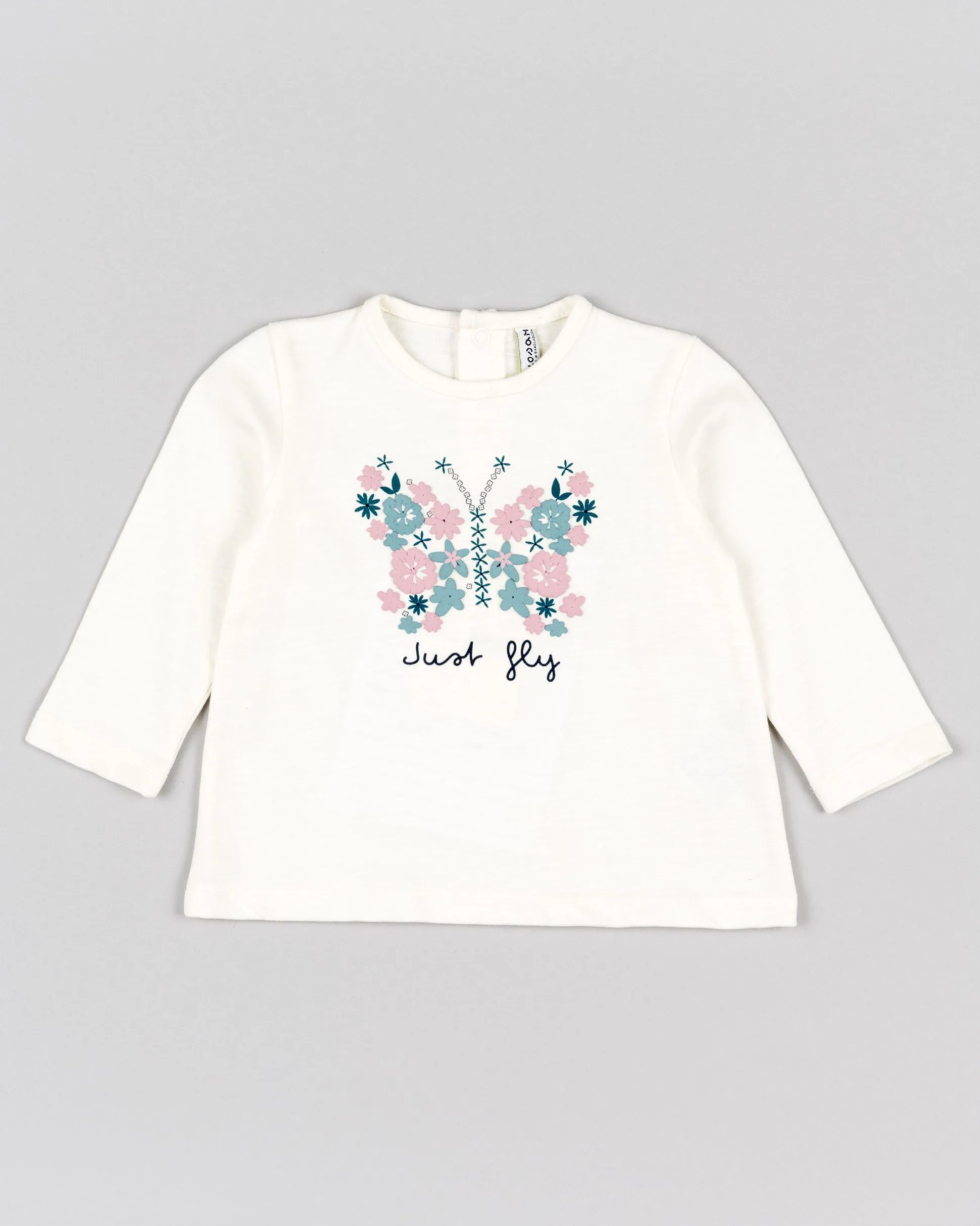 Camiseta Flores Bebé niña Losan