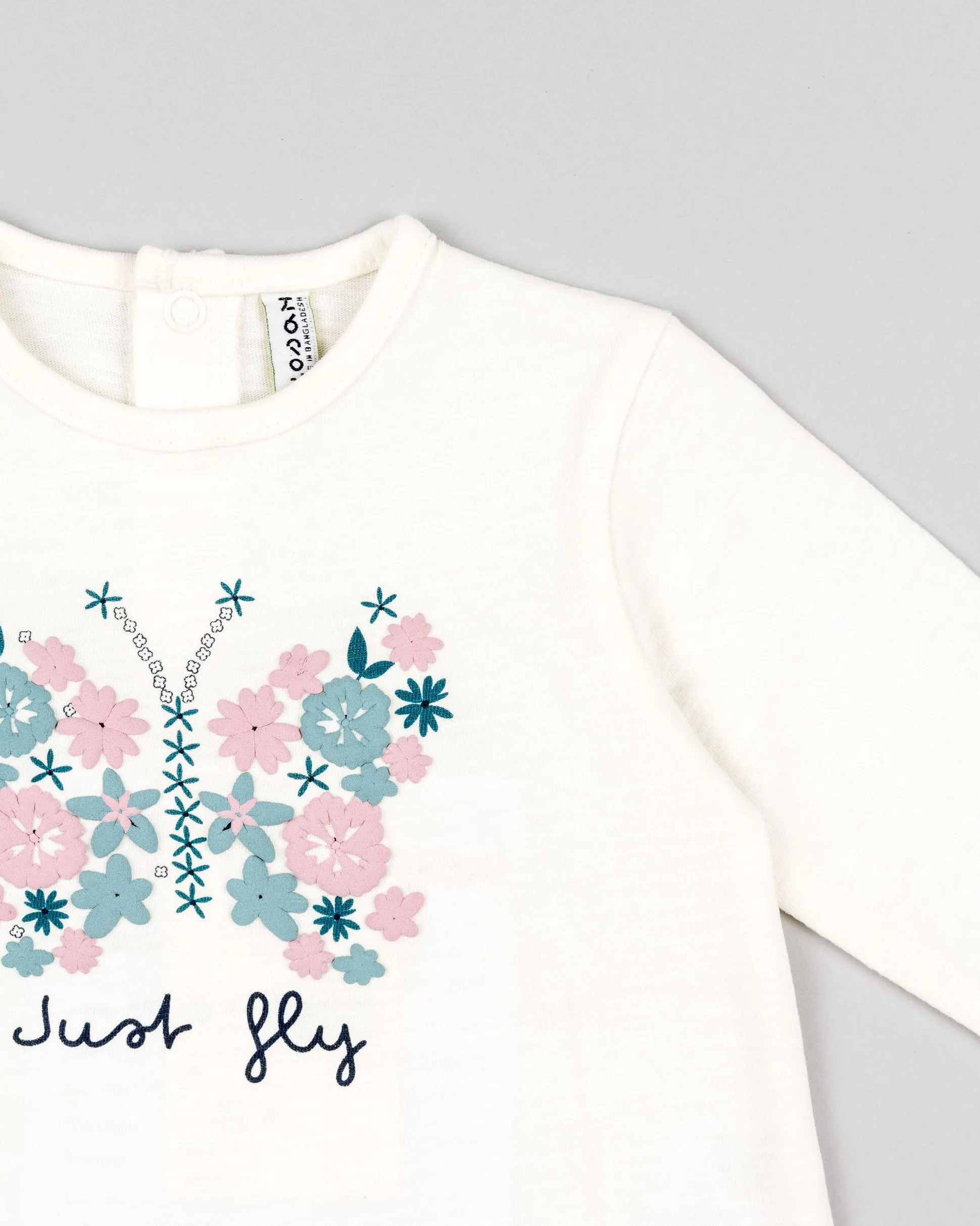 Camiseta Flores Bebé niña Losan