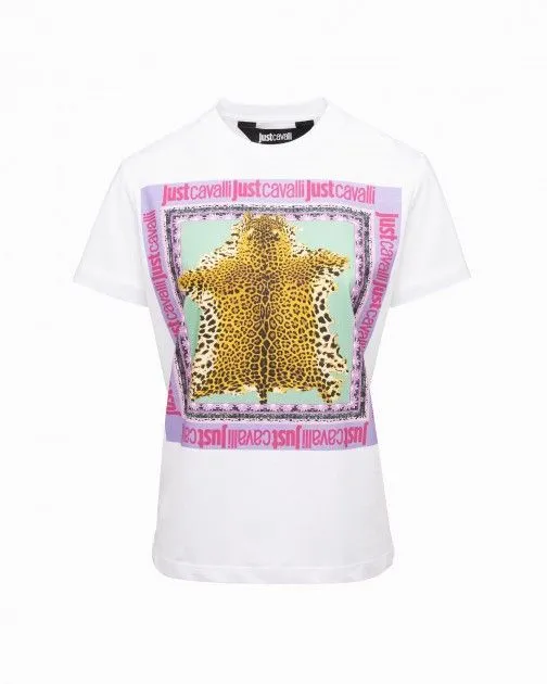 Camiseta Just Cavalli 74PBHF09 Blanco