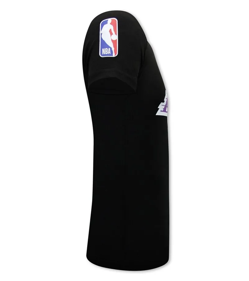 CAMISETA LAKERS PRINT HOMBRE  NEGRA