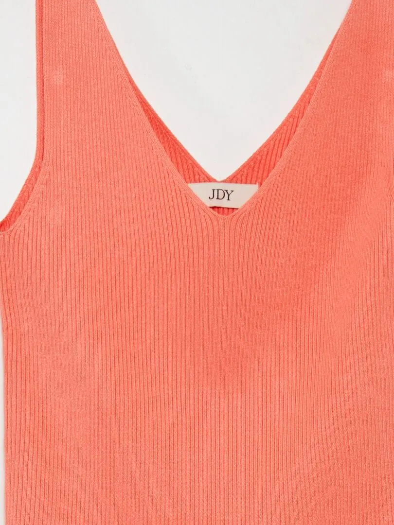 CAMISETA LISA SIN MANGAS 'JDY'  ROSA