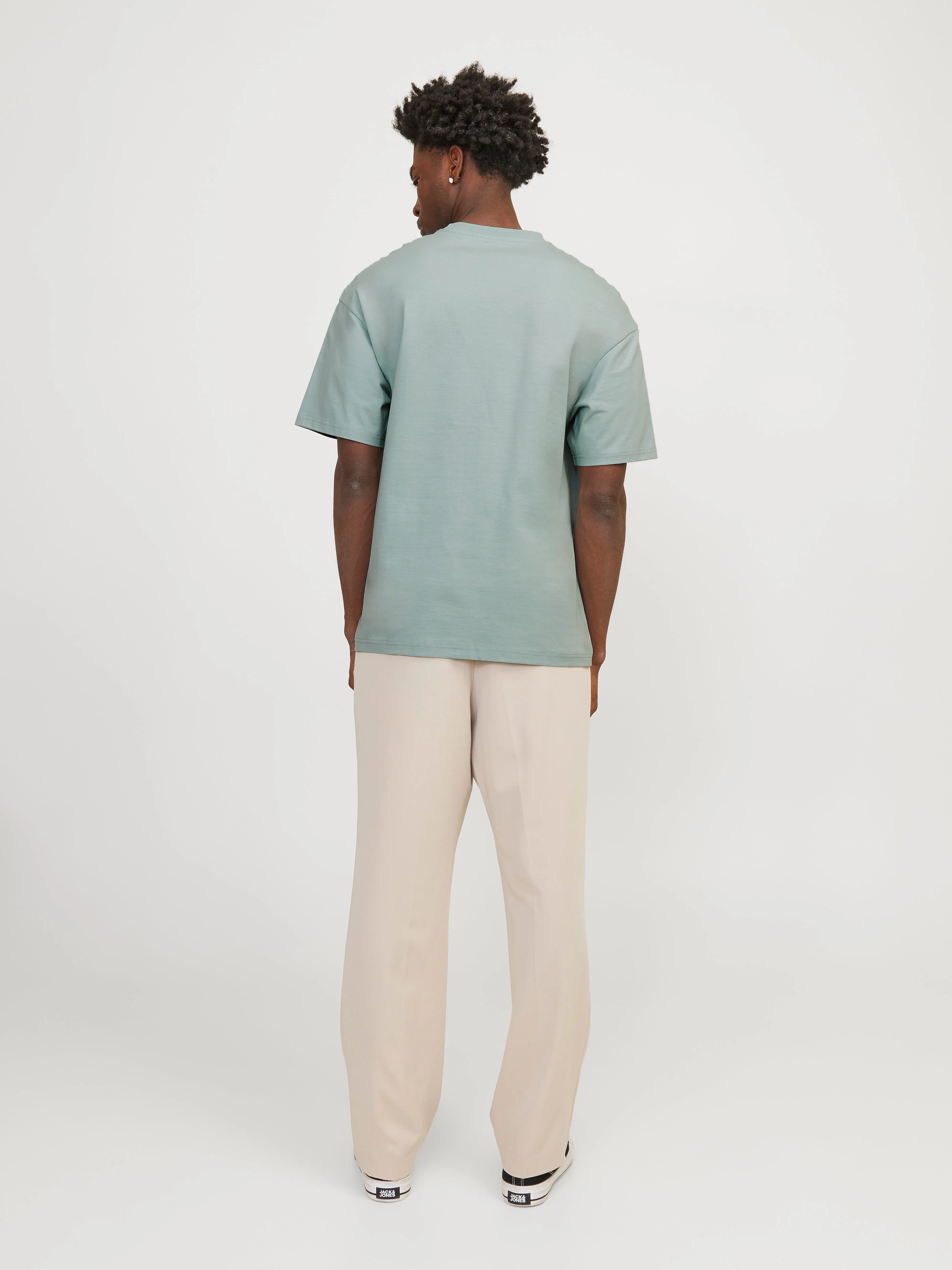 Camiseta Liso Cuello redondo | Azul intermedio | Jack & Jones®