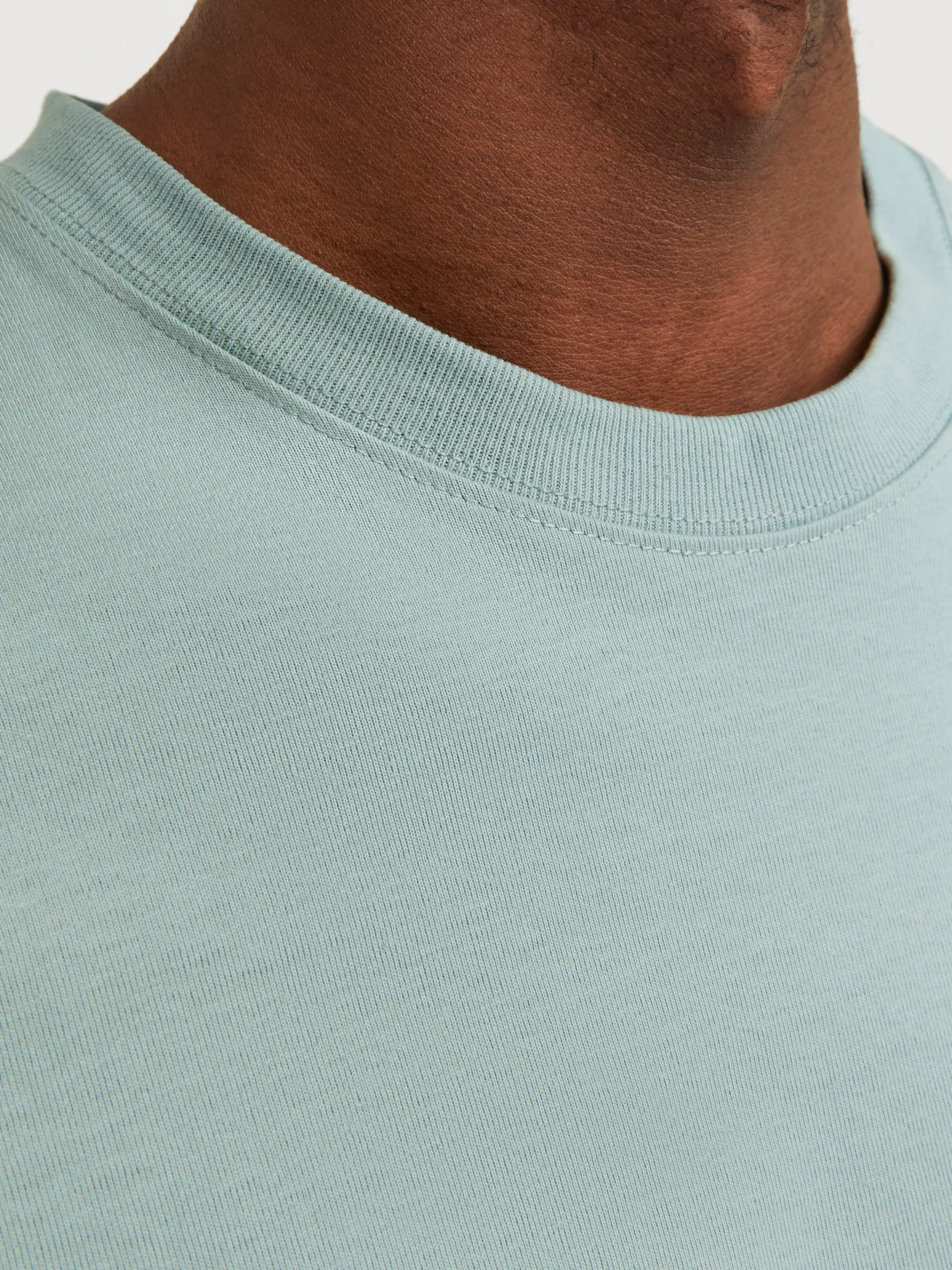 Camiseta Liso Cuello redondo | Azul intermedio | Jack & Jones®