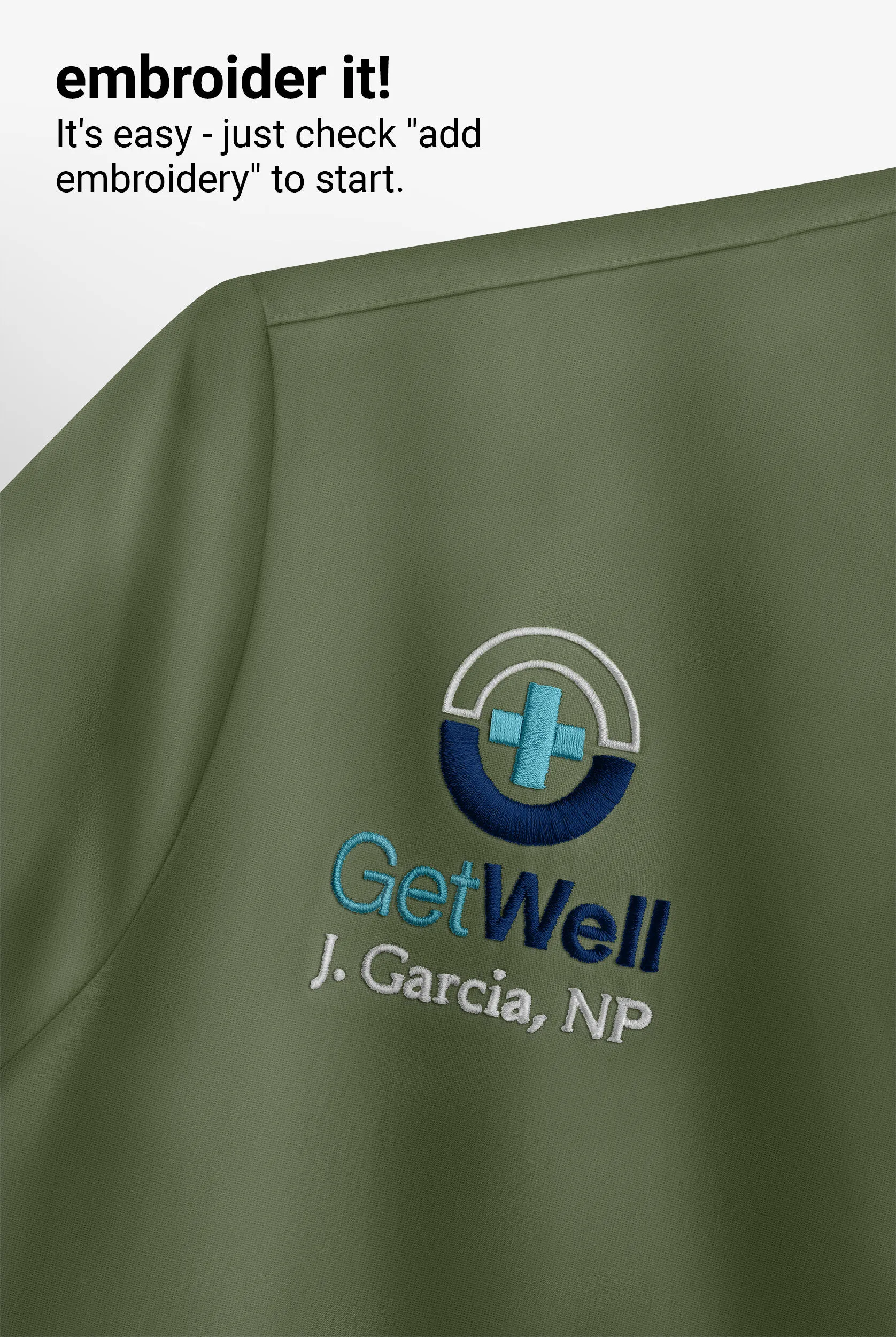 Camiseta médica estilo poloUA Advantage STRETCH con paneles de malla y 2 bolsillos para hombre