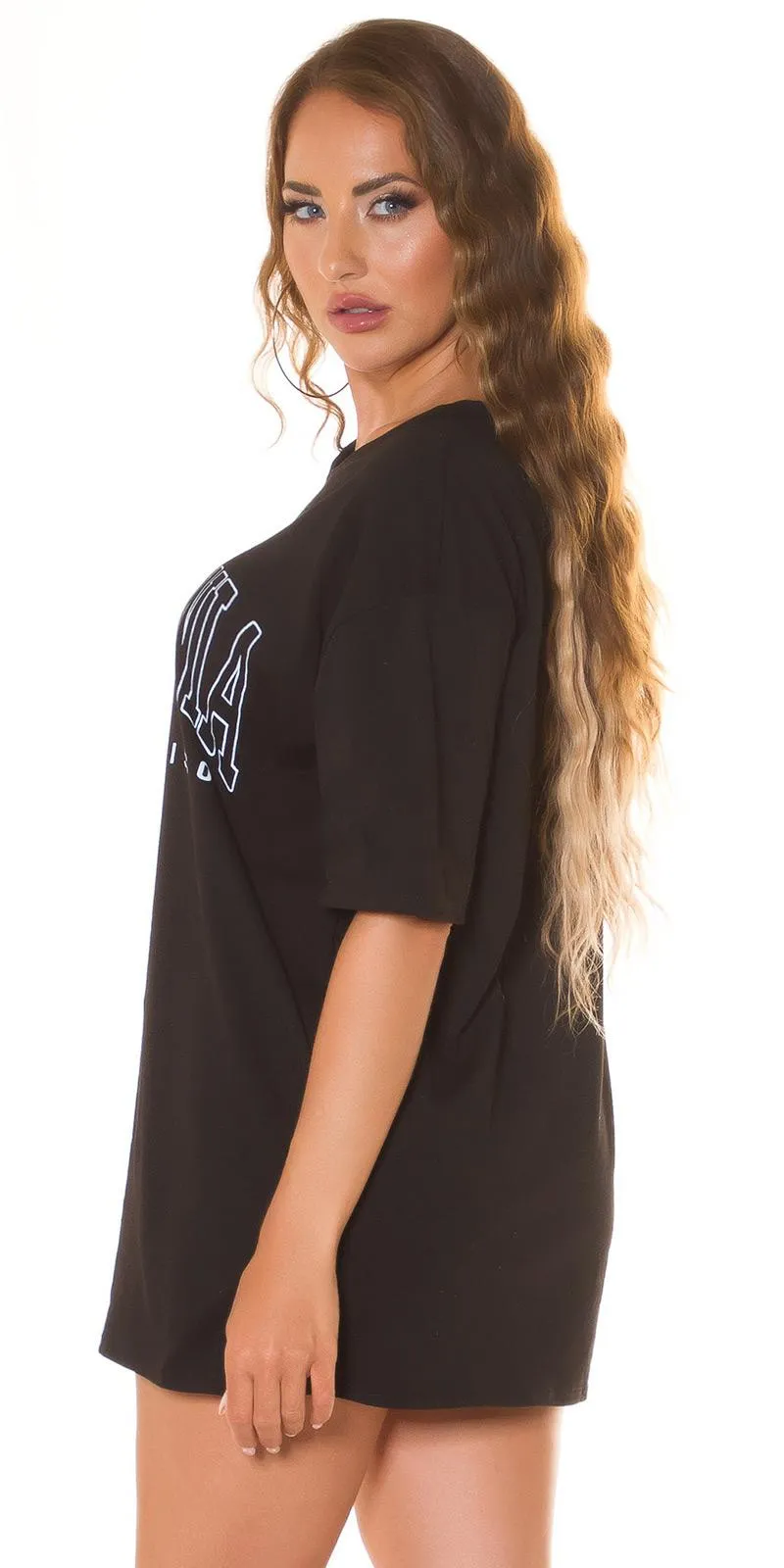 Camiseta oversize negro