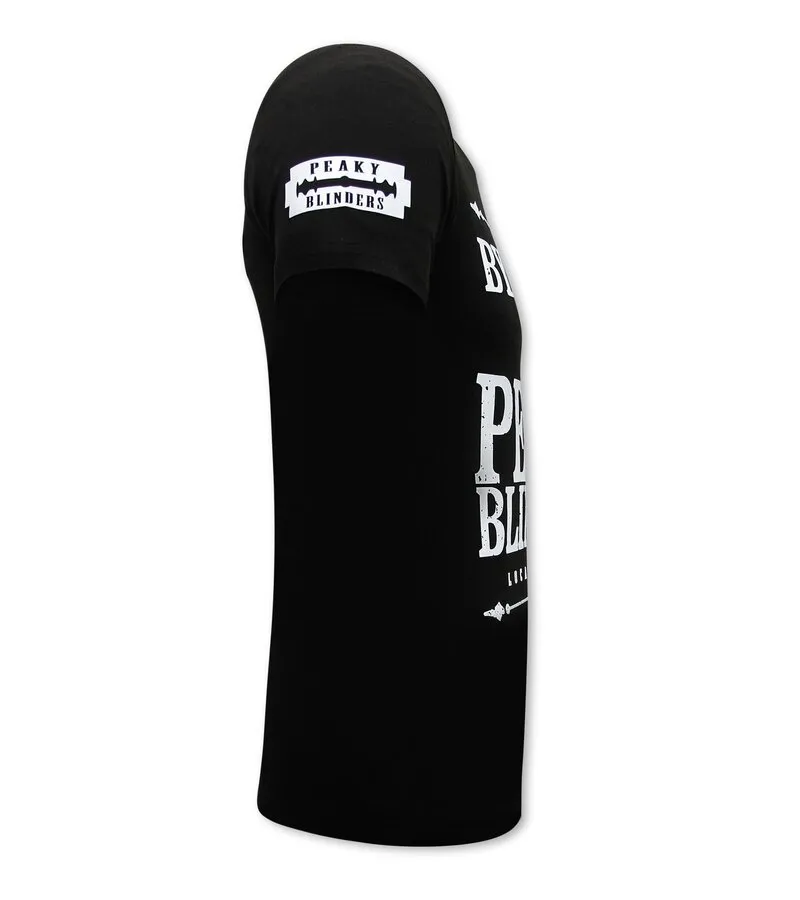 CAMISETA PEAKY BLINDERS HOMBRE  NEGRO