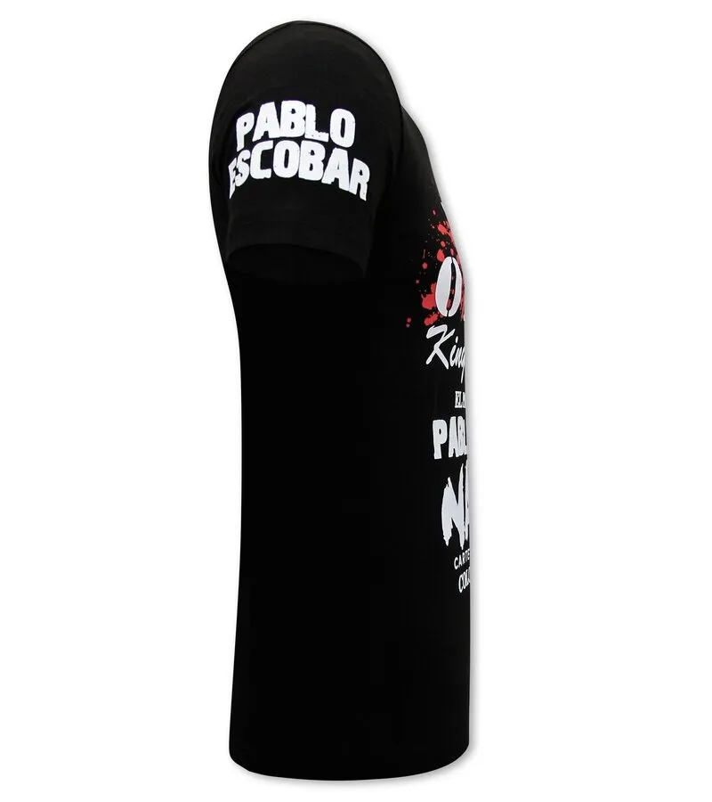 CAMISETA PLATO PLOMO HOMBRE  NEGRO