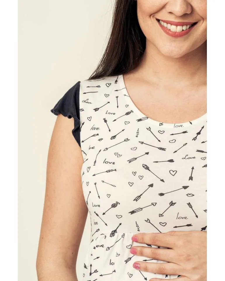 CAMISETA PREMAMA  JULIET FLECHAS