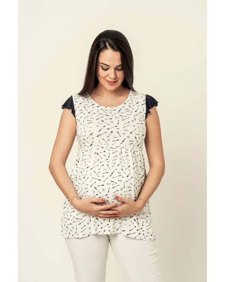 CAMISETA PREMAMA  JULIET FLECHAS