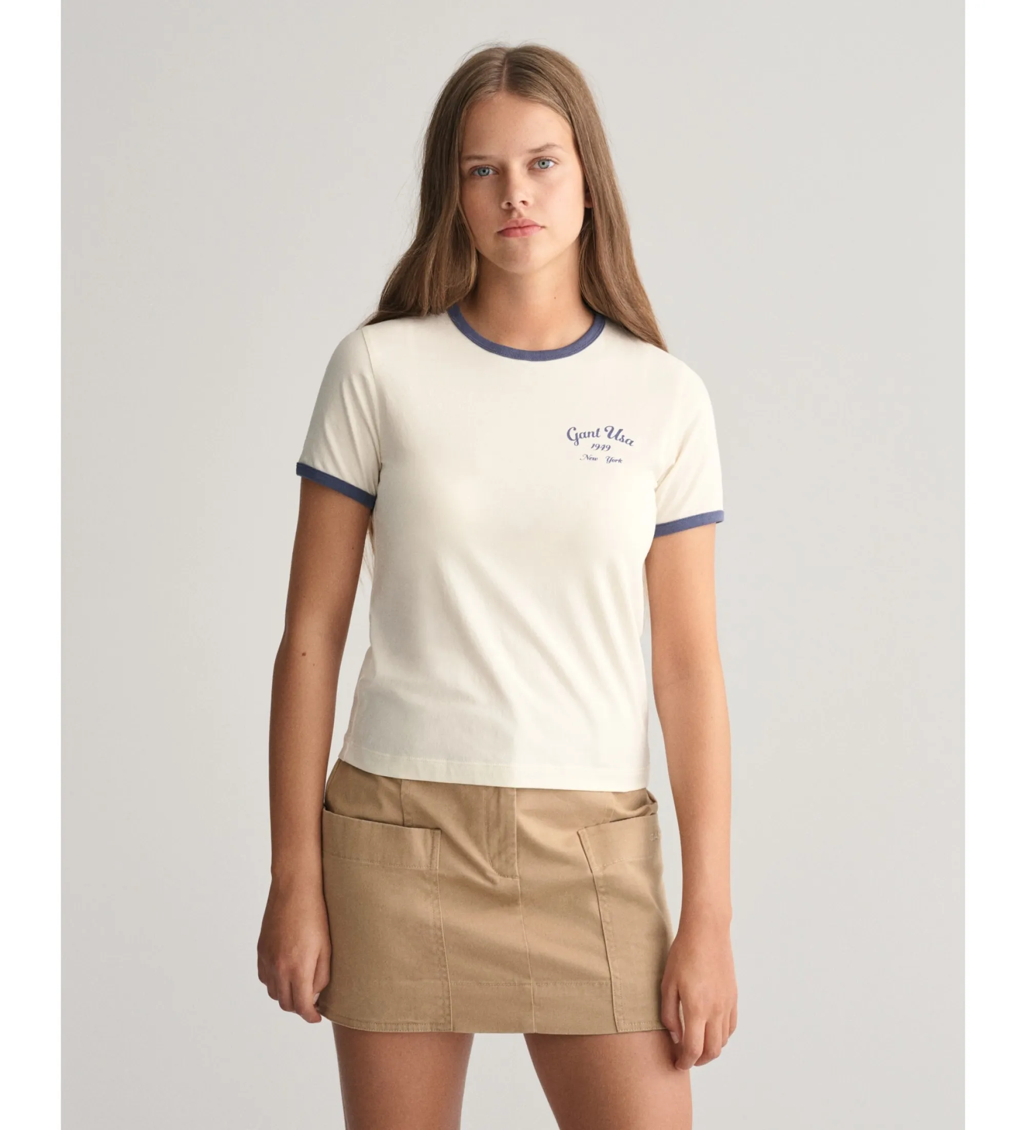 Camiseta Script Graphic blanco