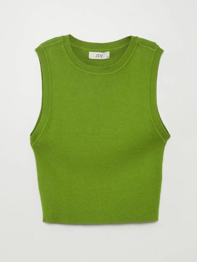 CAMISETA SIN MANGAS  VERDE