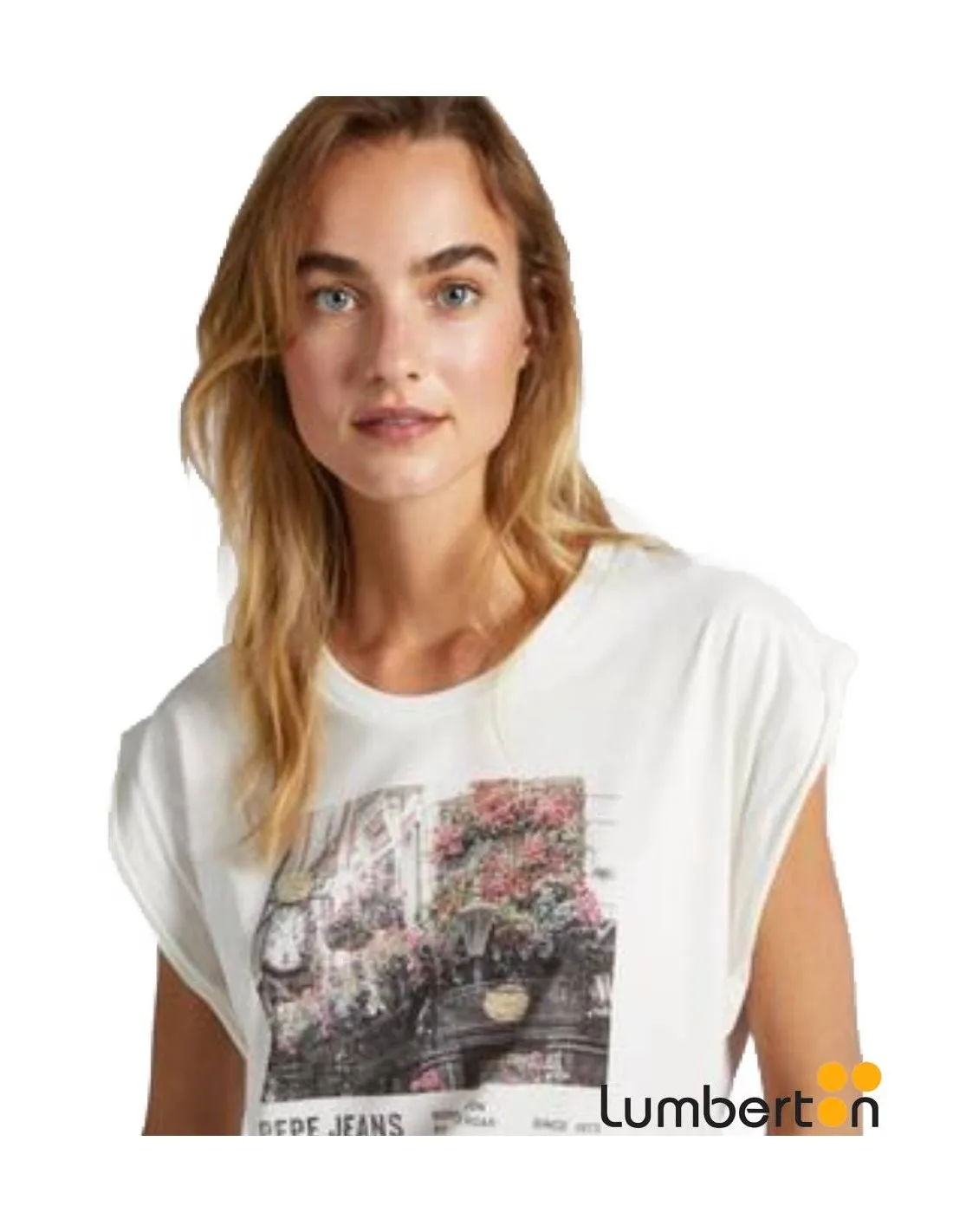 Camiseta S/M Beig Dibujo CORALINE