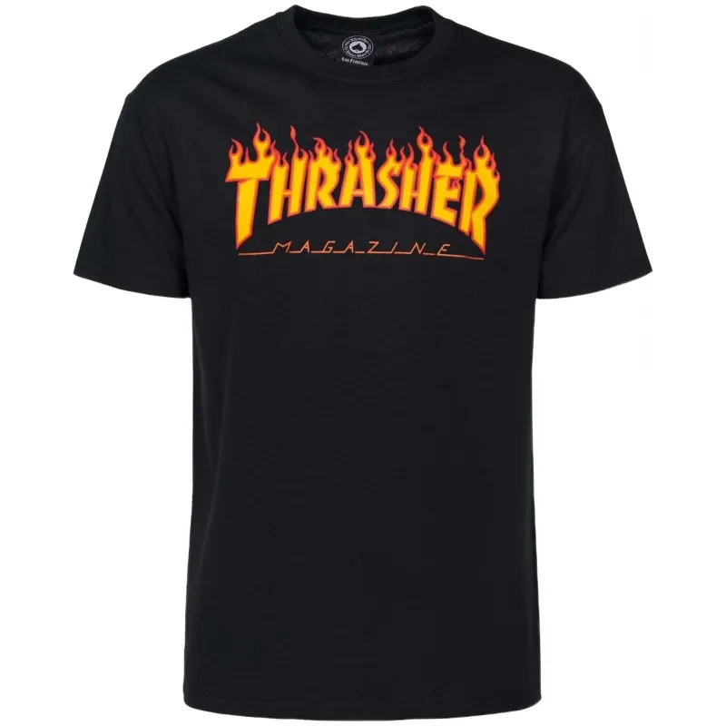 Camiseta Thrasher Flame Logo Tee