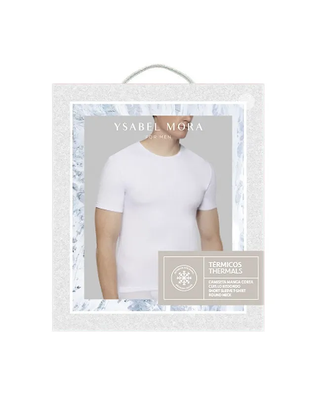 Camiseta Térmica Ysabel Mora manga corta blanca