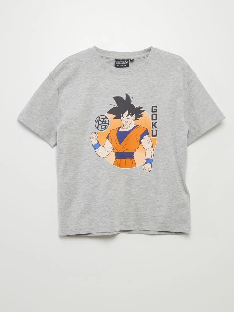CAMISETA 'DRAGON BALL Z'  GRIS