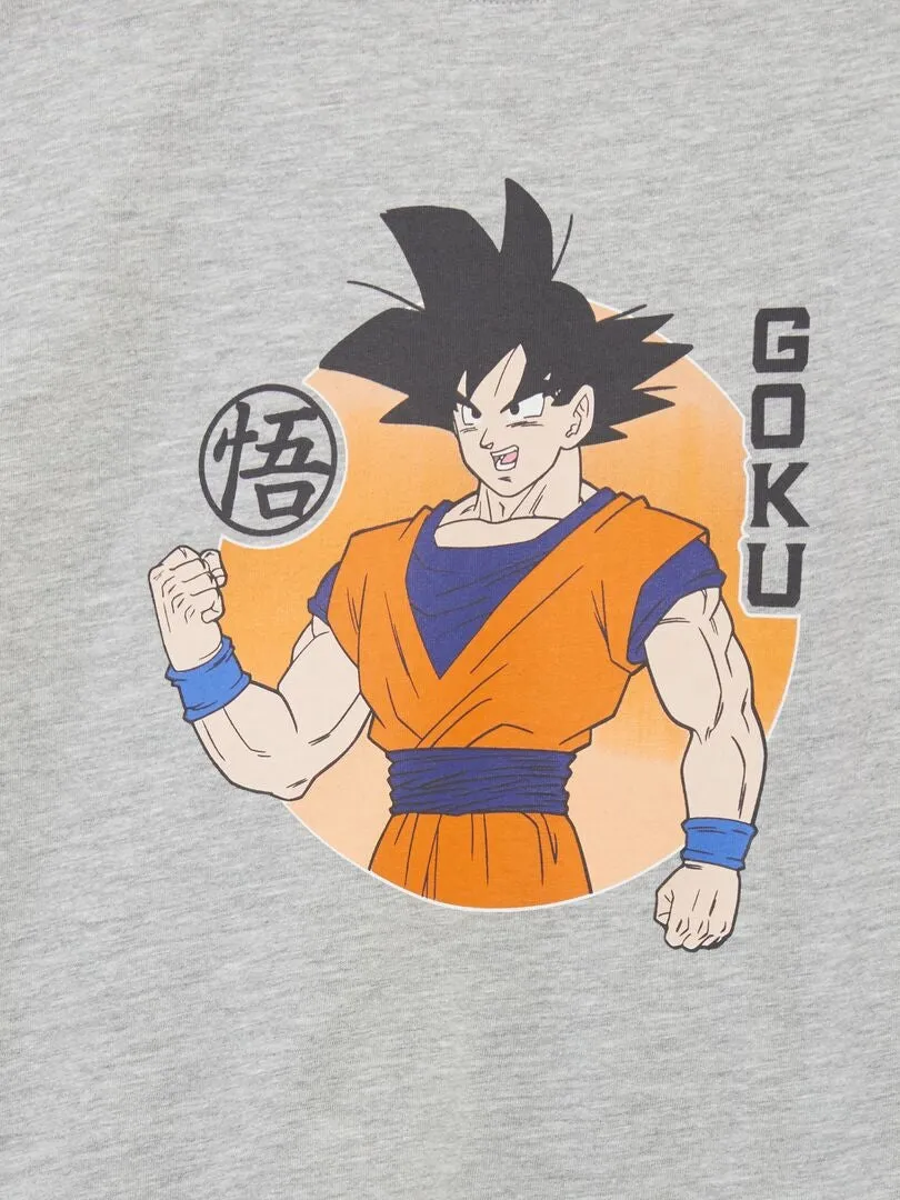 CAMISETA 'DRAGON BALL Z'  GRIS