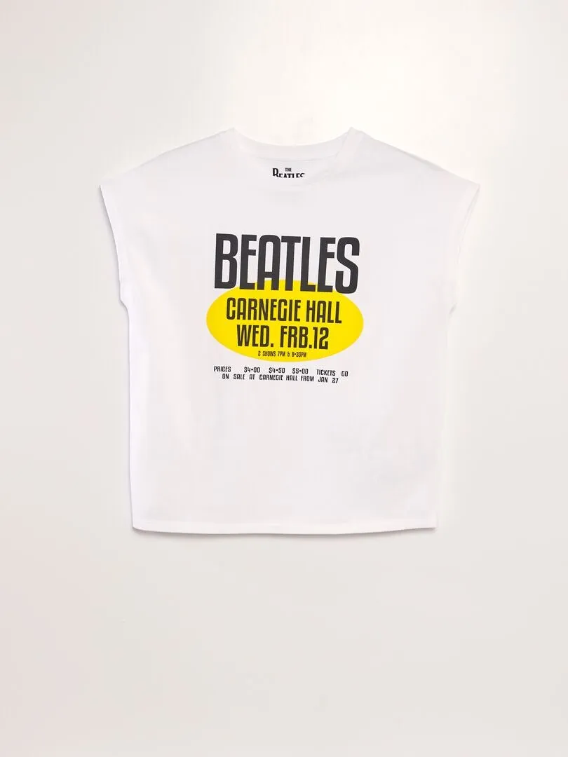 CAMISETA 'THE BEATLES'  BLANCO