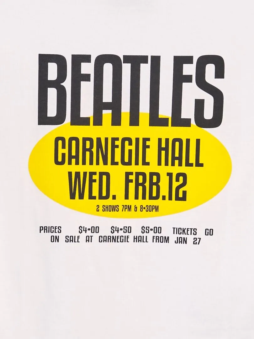 CAMISETA 'THE BEATLES'  BLANCO