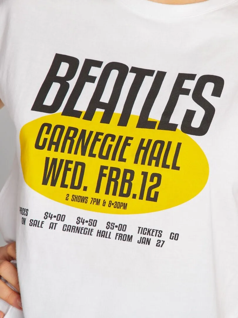 CAMISETA 'THE BEATLES'  BLANCO