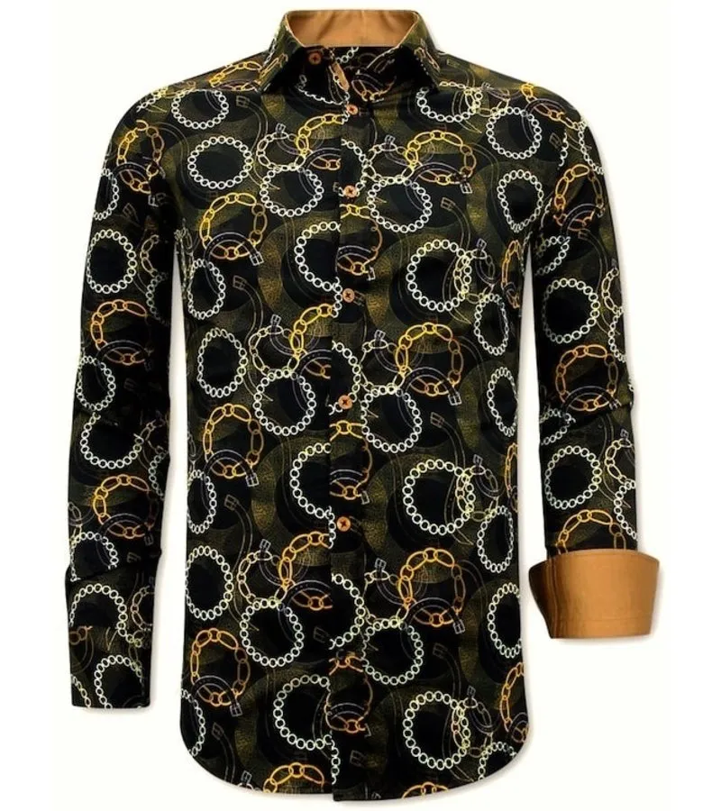 CAMISETAS EXCLUSIVAS HOMBRE  3078NW  NEGRO