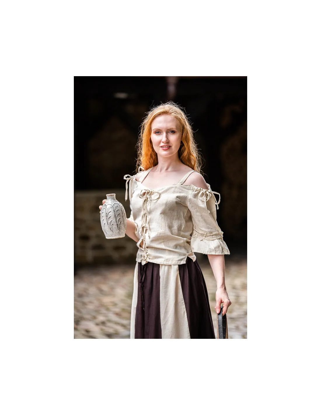 Camisola medieval natural Prina