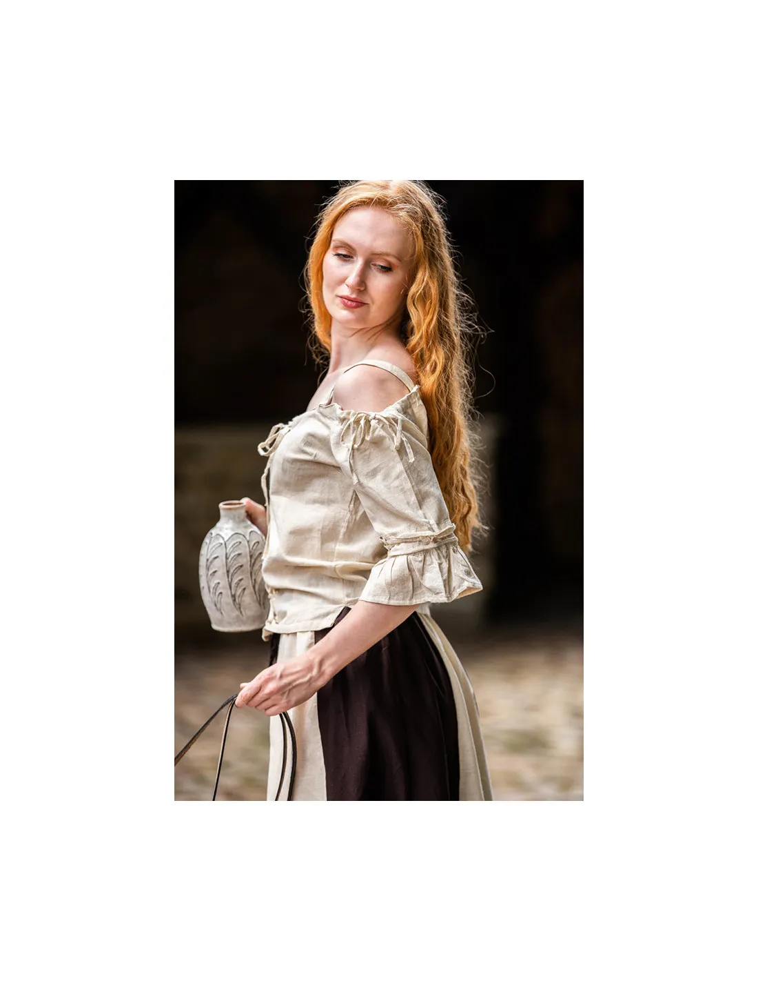 Camisola medieval natural Prina