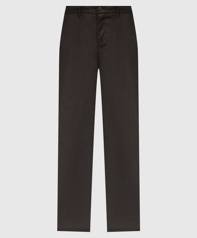 Canali Brown pants made of wool
