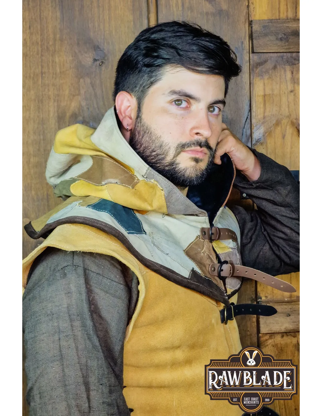 Capucha medieval vendedor ambulante