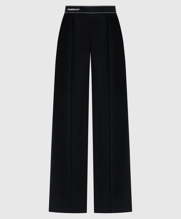 Casablanca Black pants with wool