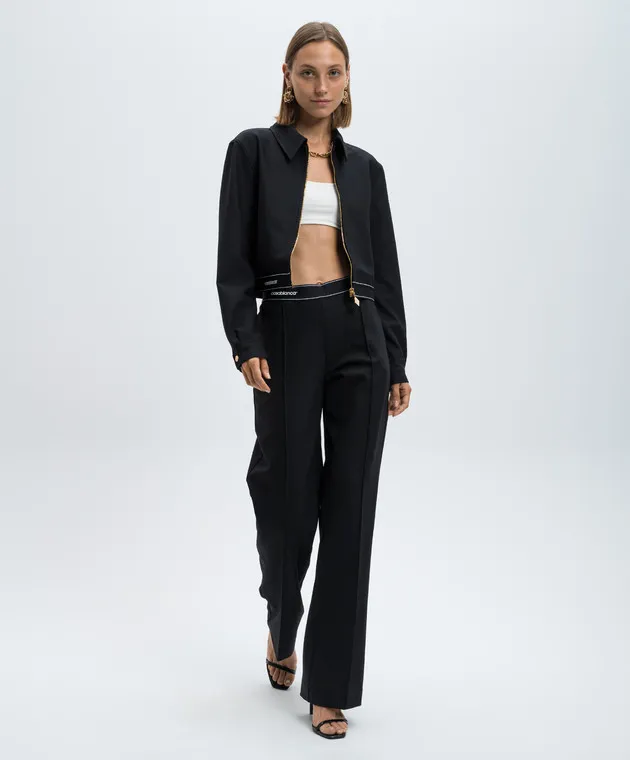 Casablanca Black pants with wool