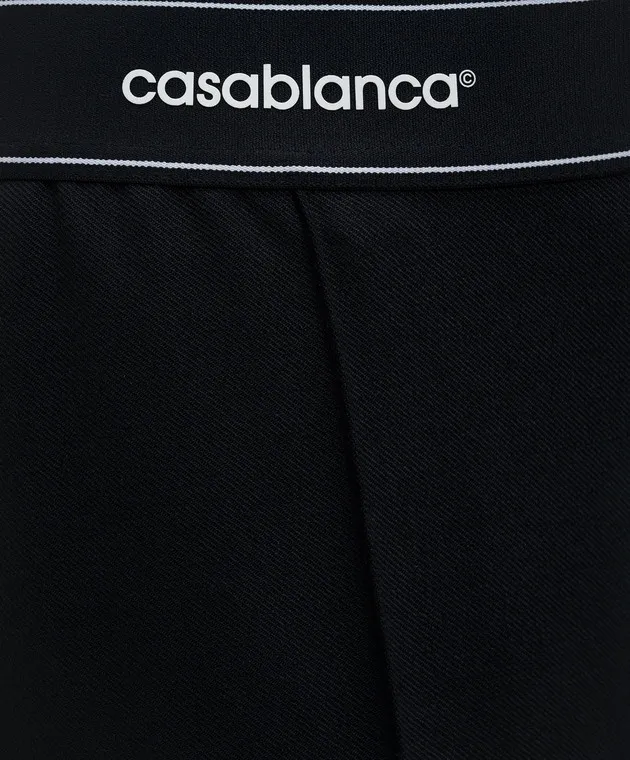 Casablanca Black pants with wool