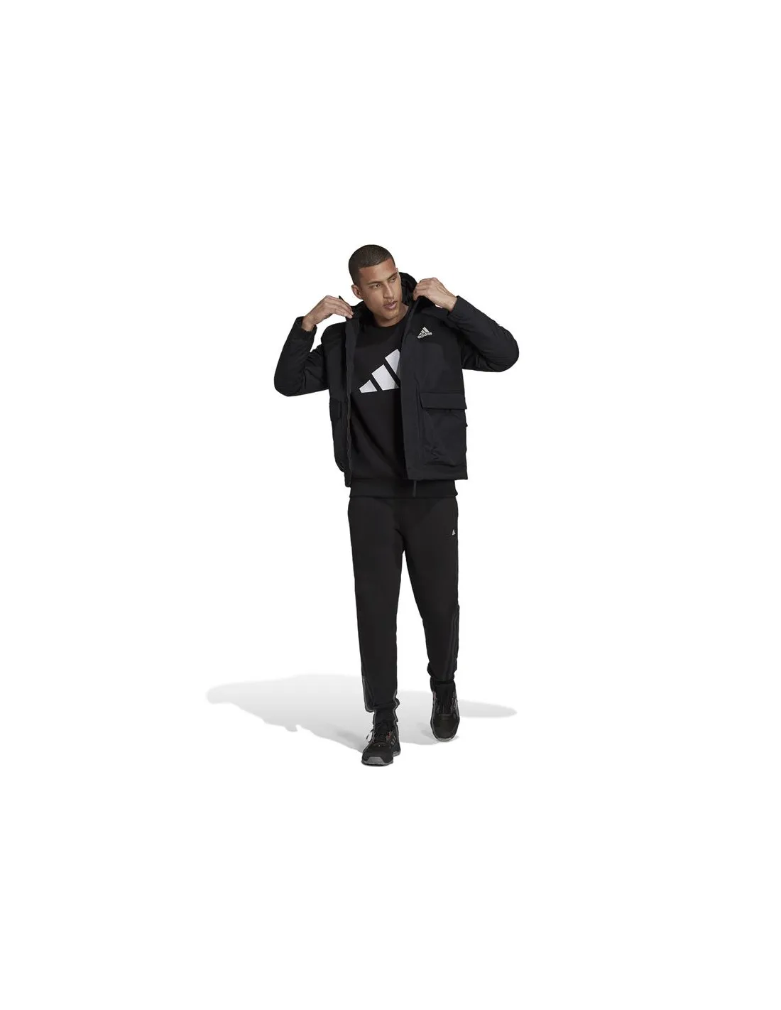 Chaqueta adidas 3 Stripes Hombre BK
