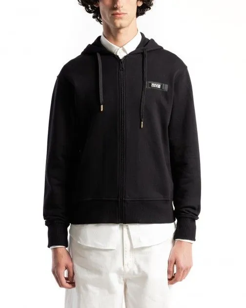 Chaqueta con capucha Versace Jeans Couture 76GAIE05 Negro