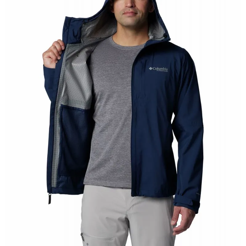 CHAQUETA DE MONTAñA COLUMBIA M AMPLIDRY II SHELL (COLLEGIATE NAVY) HOMBRE