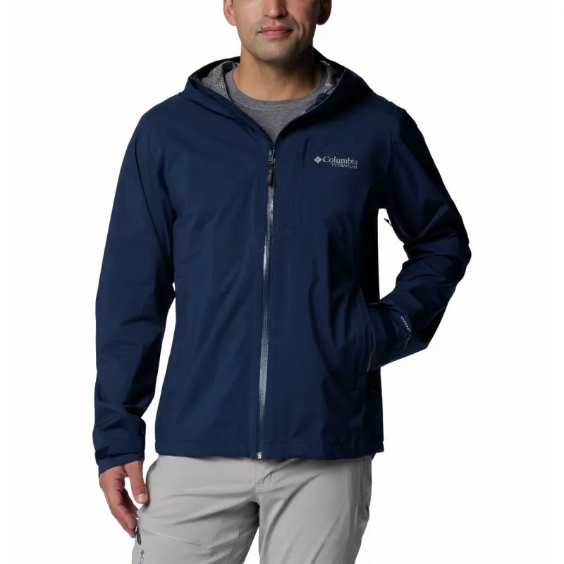 CHAQUETA DE MONTAñA COLUMBIA M AMPLIDRY II SHELL (COLLEGIATE NAVY) HOMBRE