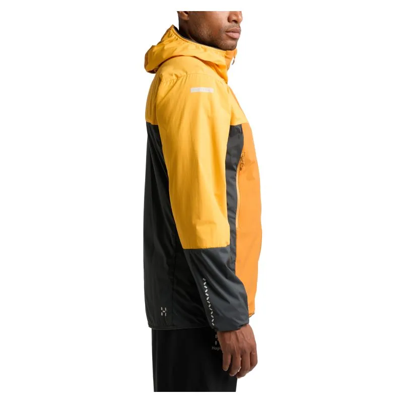 Chaqueta de montaña para hombre Haglöfs L.I.M Alpha Hood (desert Yellow/sunny Yellow)