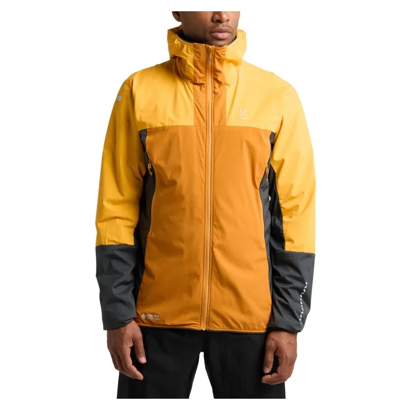 Chaqueta de montaña para hombre Haglöfs L.I.M Alpha Hood (desert Yellow/sunny Yellow)