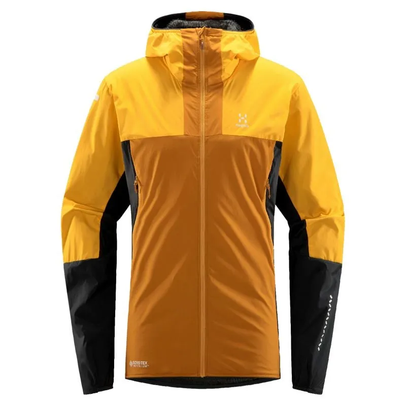 Chaqueta de montaña para hombre Haglöfs L.I.M Alpha Hood (desert Yellow/sunny Yellow)