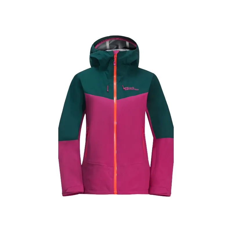Chaqueta esquí de travesía JACK WOLSKINS ALPSPITZE TOUR 3L JKT Mujer (New Magenta)