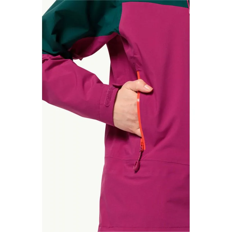 Chaqueta esquí de travesía JACK WOLSKINS ALPSPITZE TOUR 3L JKT Mujer (New Magenta)