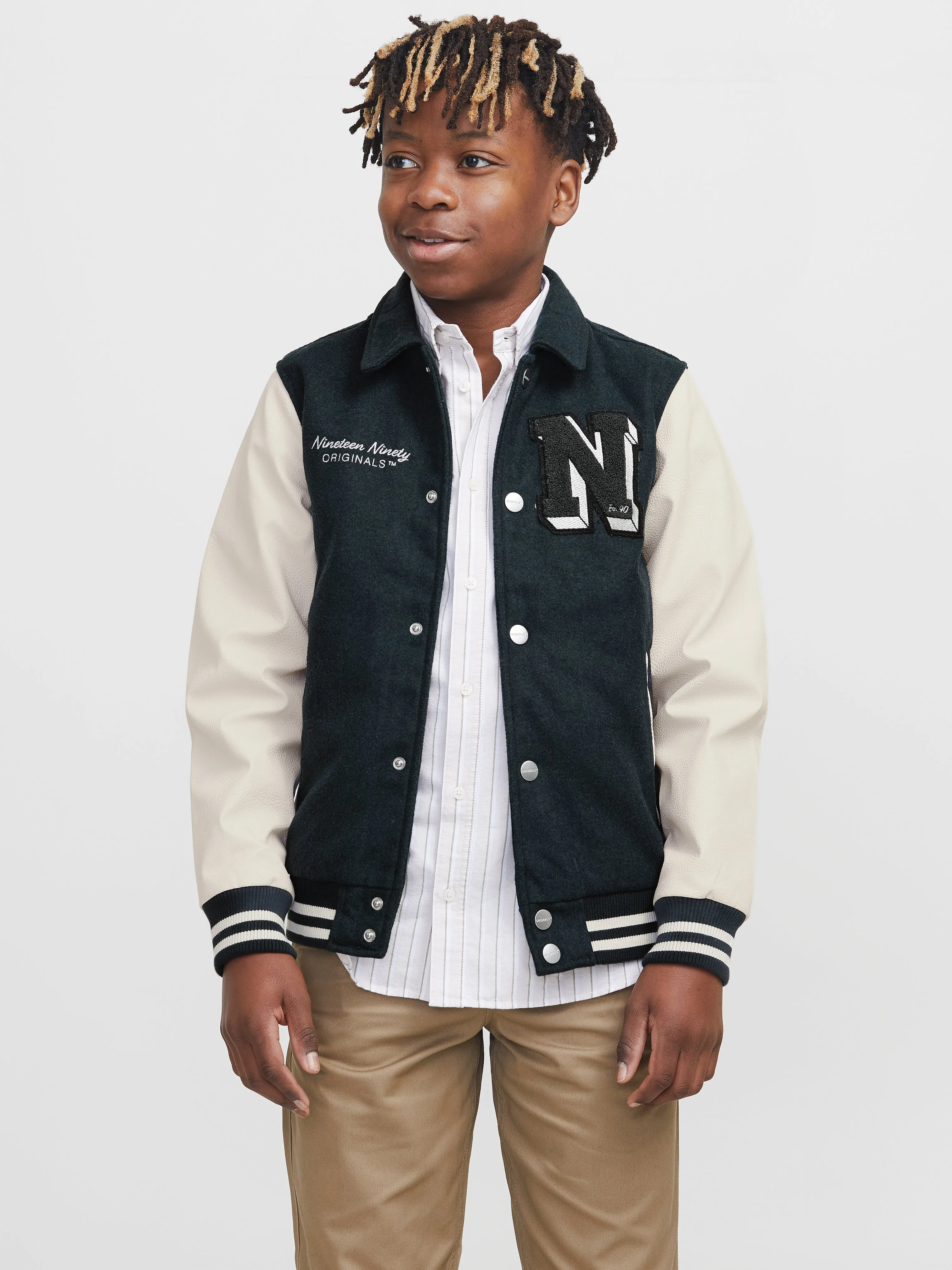 Chaqueta estilo béisbol Junior | Marrón claro | Jack & Jones®