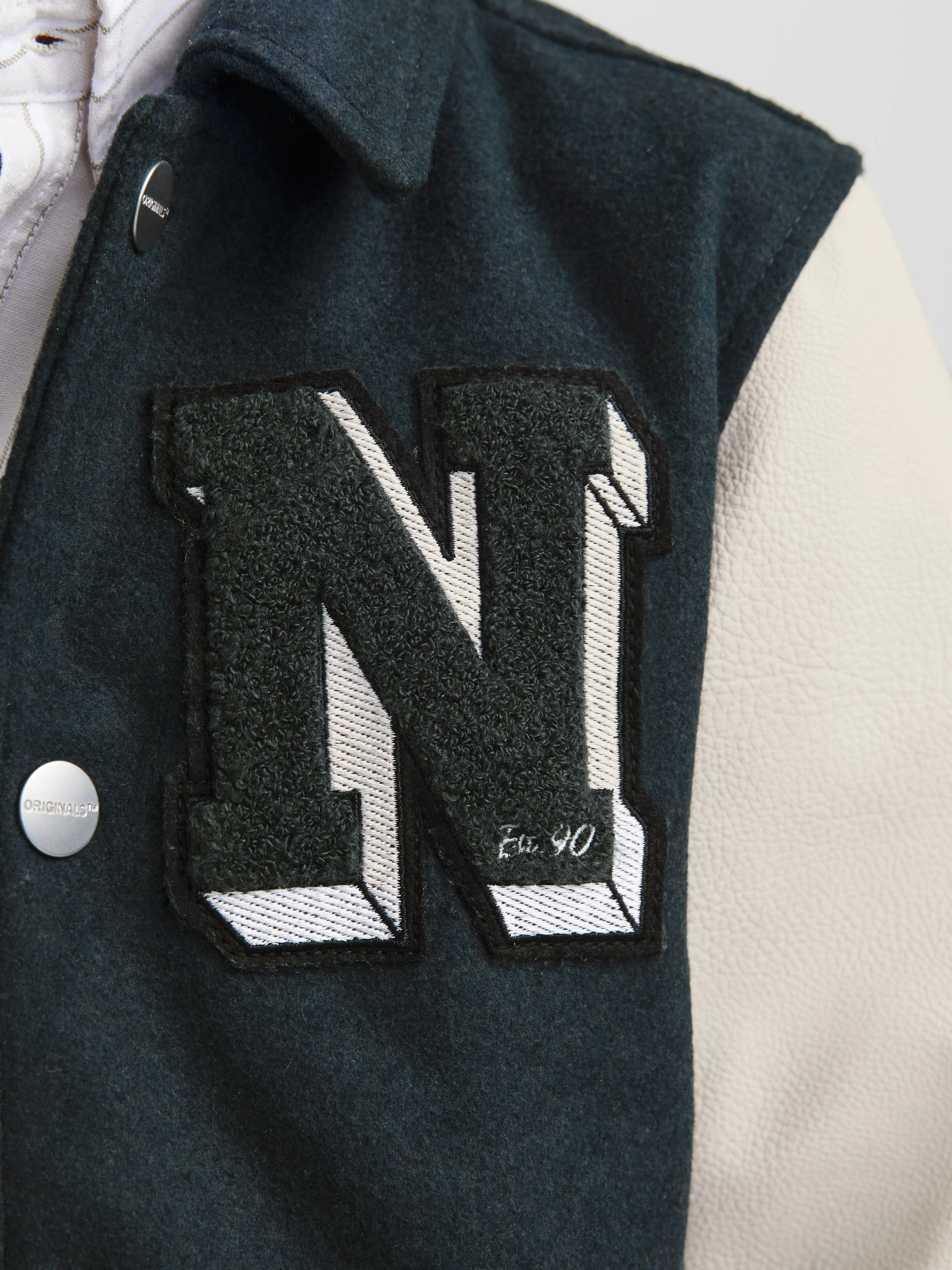 Chaqueta estilo béisbol Junior | Marrón claro | Jack & Jones®