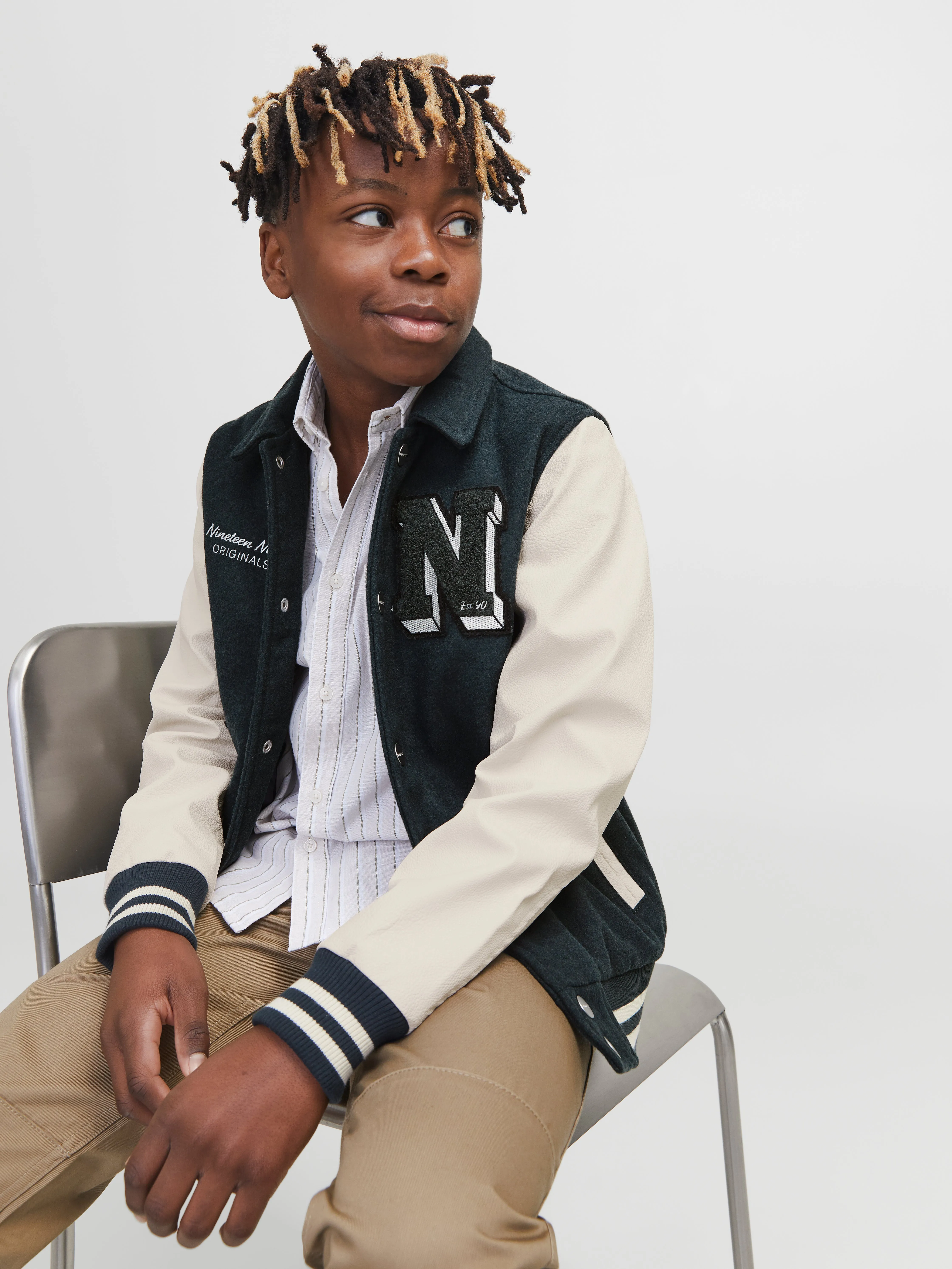 Chaqueta estilo béisbol Junior | Marrón claro | Jack & Jones®