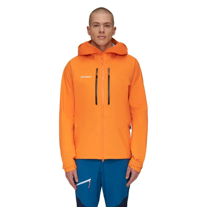 Chaqueta Hardshell para hombre Mammut Chaqueta con capucha Taiss HS para hombre (mandarina oscuro)