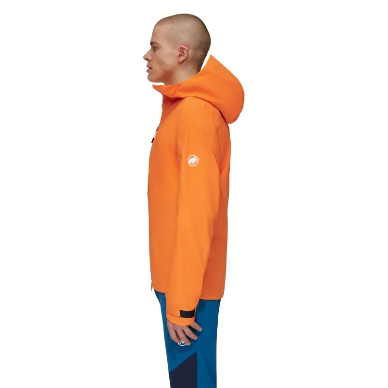 Chaqueta Hardshell para hombre Mammut Chaqueta con capucha Taiss HS para hombre (mandarina oscuro)