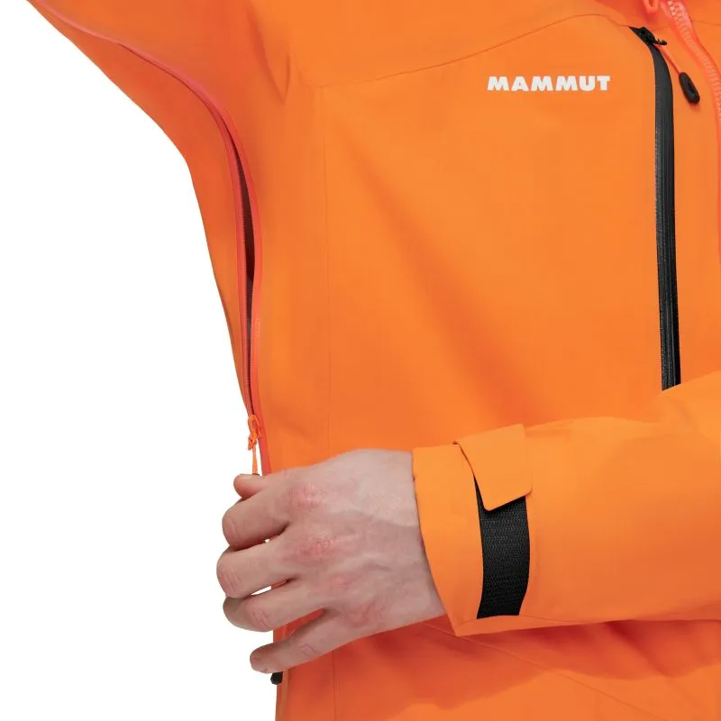Chaqueta Hardshell para hombre Mammut Chaqueta con capucha Taiss HS para hombre (mandarina oscuro)