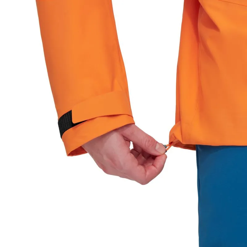 Chaqueta Hardshell para hombre Mammut Chaqueta con capucha Taiss HS para hombre (mandarina oscuro)