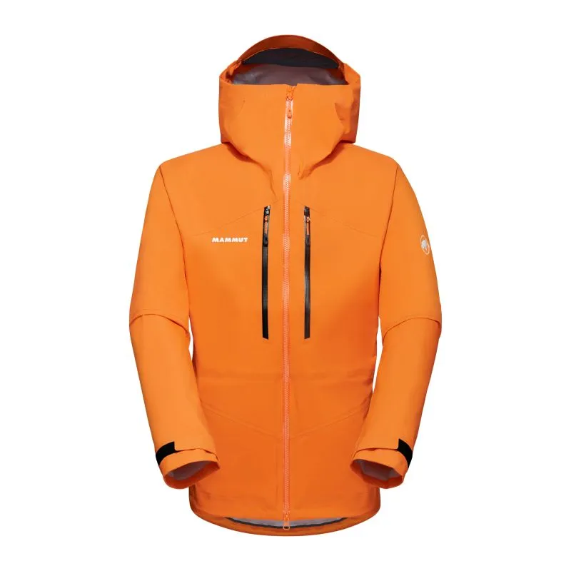 Chaqueta Hardshell para hombre Mammut Chaqueta con capucha Taiss HS para hombre (mandarina oscuro)