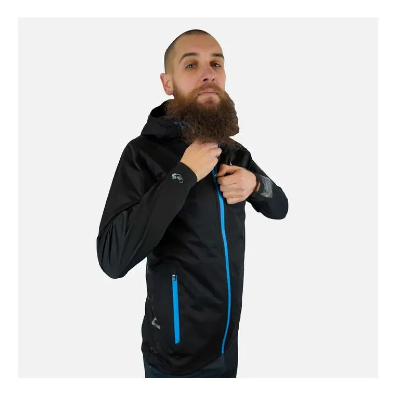 Chaqueta impermeable de trail running Raidlight Raidshell Mp+ (negra)
